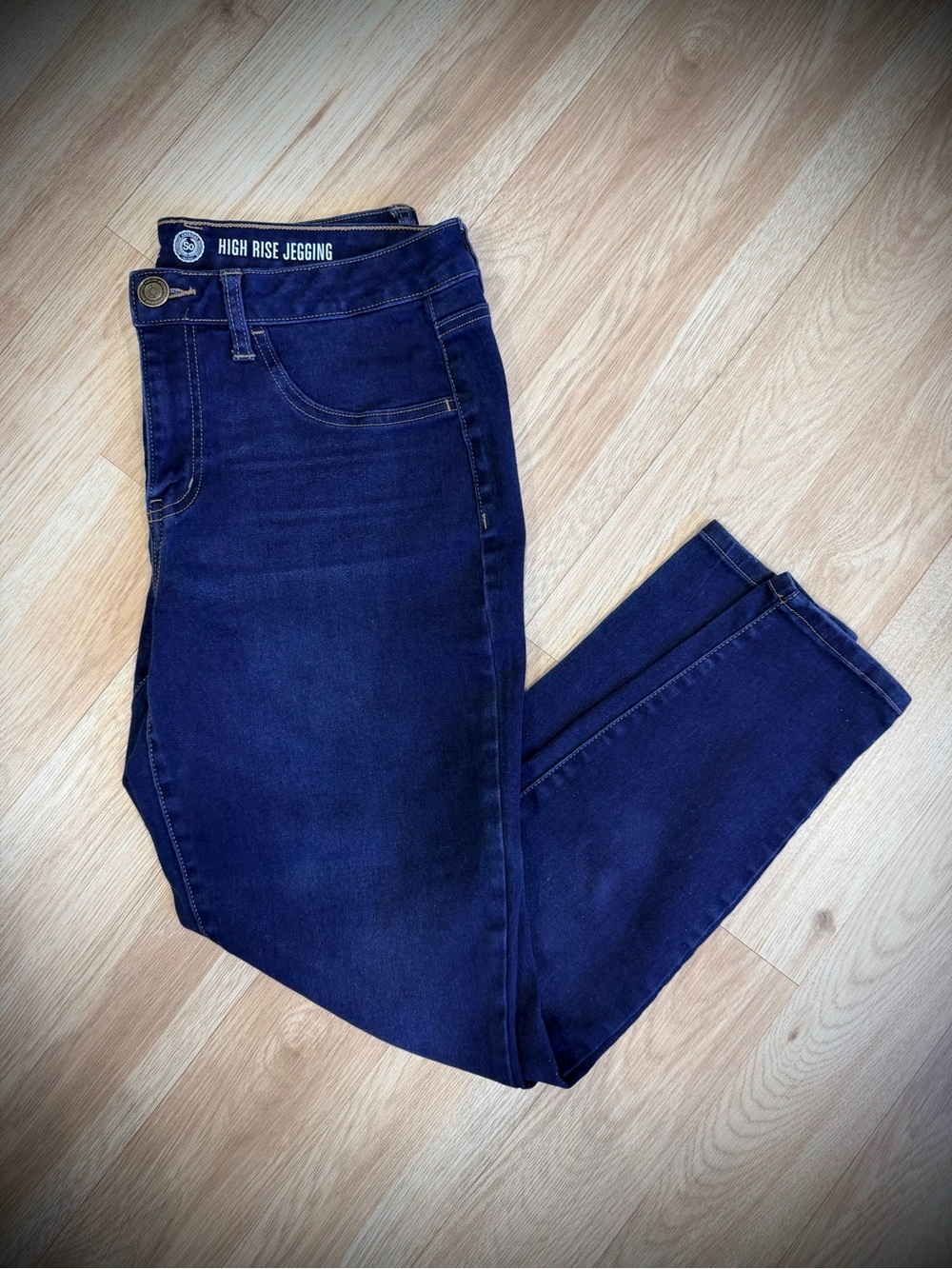 SO High-Rise Jeggings - Dark Blue